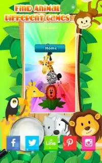 Find Animal Different Games Screen Shot 4