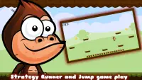 Kenny Kong wants Bananas: Platform Runner & jumper Screen Shot 2