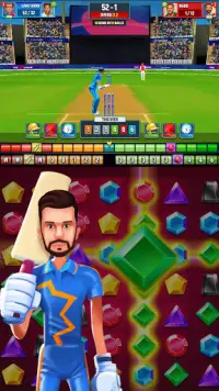 Cricket Rivals - New Cricket Match 3 Puzzle Games Screen Shot 7