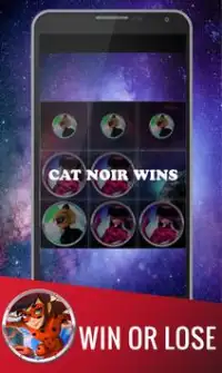 Ladybug vs Cat Noir TicTacToe Screen Shot 5