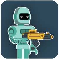 Mr Robo Gun : Bullets Ricochet Puzzle