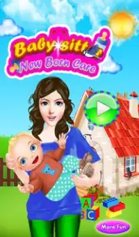 Newborn games perawatan bayi Screen Shot 0