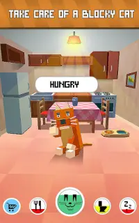 My Blocky Cat: Virtual Pet Screen Shot 0