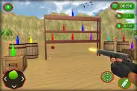 Bottle Shoot Expert - Real Gun Shooting games Screen Shot 4