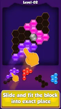 Hexa Blocks Puzzle Screen Shot 2