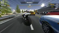 मोटर साइकिल रेसिंग Screen Shot 0