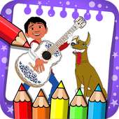 coco miguel coloring book