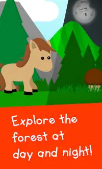 Tiny Mini Forest: free games for kids and toddlers Screen Shot 1