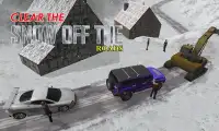 Nieve Excavadora Rescate Op 3D Screen Shot 3