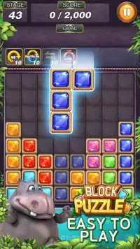 Bloc Puzzle Bijou : MISSION Screen Shot 0