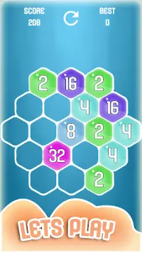 2048 Hexa Number Merge Puzzle Screen Shot 5
