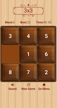 Slide Number Puzzle : Arrange Numbers in Order Screen Shot 2