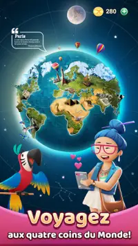 Travel Crush : Nouveau Match 3 jeu et puzzle Screen Shot 0