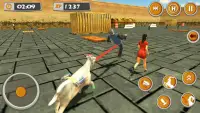 Simulador de raiva de cabra - vida selvagem Screen Shot 3