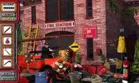 # 62 Hidden Objects Games Free New - Fire Station Screen Shot 0