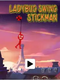 Ladybug Stickman Swing Screen Shot 3