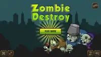 Zombie Destroy Screen Shot 0