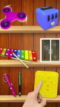 Pop It Sensory Fidget cube toys 3d Relief Anxiety Screen Shot 0