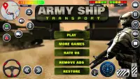 Army Transport Tank Ship Games Screen Shot 3