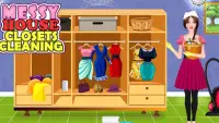 Lộn xộn tủ quần áo dọn dẹp: trò chơi dọn phòng Screen Shot 0