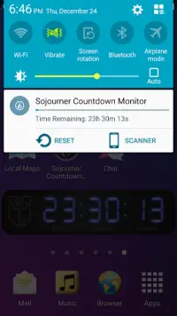 Sojourner Countdown Monitor Screen Shot 0