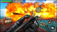 Ametralladora disparar guerra:fuego libre juegos Screen Shot 2