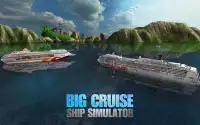 ビッグクルーズ船シミュレーターゲーム：船ゲーム Screen Shot 3