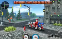 Racing Moto Bike Rider 3D: Santa Gift Delivery Sim Screen Shot 4