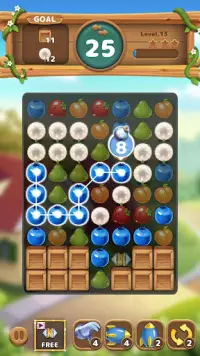 Fruits Garden : Çizgi Bulmaca Oyunu Screen Shot 3