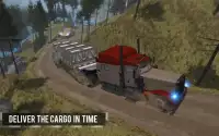 トラックトレーラーオフロードドライビング Screen Shot 11