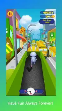 Rabbit Runner 3D - Endless Rabbit Run Screen Shot 3