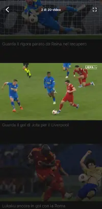 UEFA Europa League Ufficiale Screen Shot 1