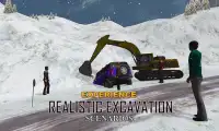 Nieve Excavadora Rescate Op 3D Screen Shot 2