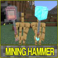 3D Mining Hammers Craft Mod for MCPE