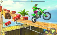 Crazy Bike Racing Stunt-Spiel Screen Shot 9