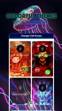 Call Screen Changer - Color Flash Theme Screen Shot 0