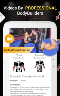 Pro Gym Workout (Gym Workouts & Fitness) Screen Shot 4