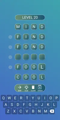 Word Ladders - Cool Words Game, Solve Word Puzzle Screen Shot 6