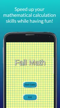 Fall Math - Calculation Training Screen Shot 0