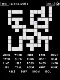 Fill-Ins Puzzle Game Screen Shot 4