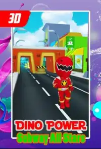 Subway Power Dino Ninja Dash Screen Shot 0