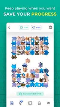 Magic Jigsaw Puzzles : Brain Puzzle Game Screen Shot 1