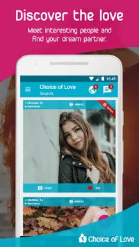 Choice of Love: Dating & Chat Screen Shot 1