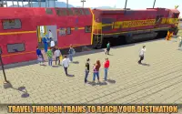 Indian Train Racing Simulator Pro: Game kereta 201 Screen Shot 3