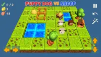 Puppy Dog vs Sheep - Funny Sokoban Game Screen Shot 17