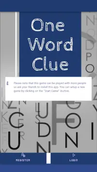 One Word Clue Same Room Multiplayer Game Screen Shot 6