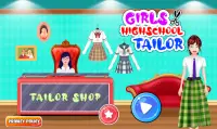 High School Uniform Tailor Games: Dress Maker Shop Screen Shot 5