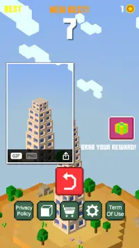 Tap Tower Builder : 3D Blocks! Screen Shot 2
