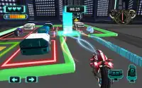 Futuristic Bike Parking Game: Impossible track Screen Shot 1