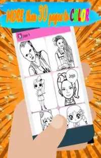 My coloring pages for jojo siwa Screen Shot 1